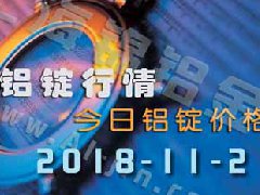 铝锭行情2018：11月2日各地铝锭价格,工业铝型材原